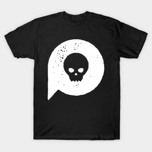 Hipster Skull - Skull Icon Skull Design Gothic Punk Skull Vintage Distressed T-Shirt